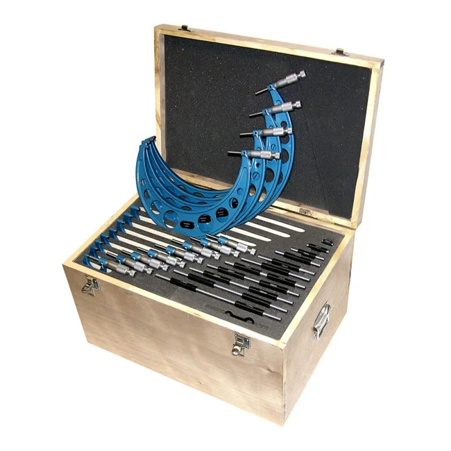 MIB Outside micrometer set, DIN 863. 0-100mm