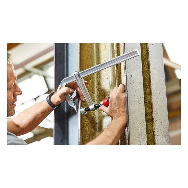 Bessey Steel GZ Screw Clamps with 90deg foldable handle