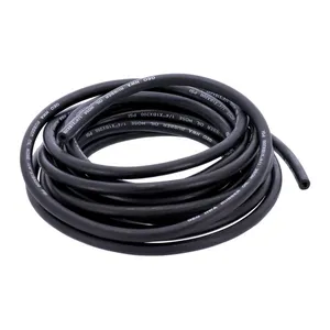 MCS MCS, black neoprene fuel / oil line hose, 6mm (1/4")