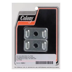 Colony Colony, swingarm end caps. Zinc