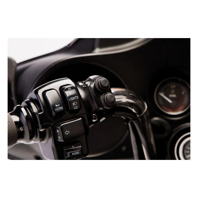 Legend Air Suspension Handlebar control switch assembly. Chrome