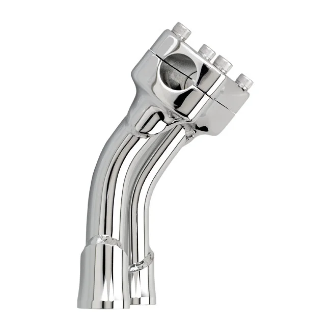 Biltwell Murdock pullback risers 6" chrome