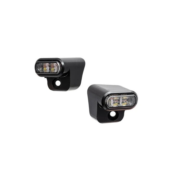 Killer Custom Front LED turn signals. DRL running lights
