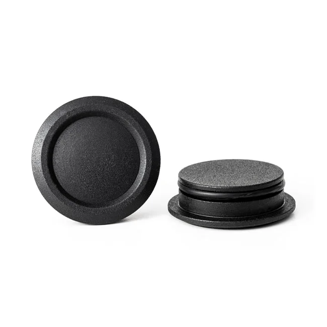 Killer Custom Custom, Sportster S swingarm axle cover set. Black