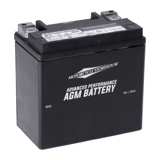 MCS Advance Series - AGM sealed battery. 12v, 12Ah, 220cca - 65958-04C
