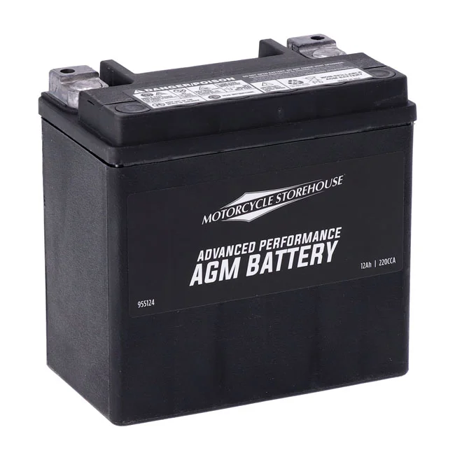MCS Advance Series - AGM sealed battery. 12v, 12ah, 220cca - 65948-00B