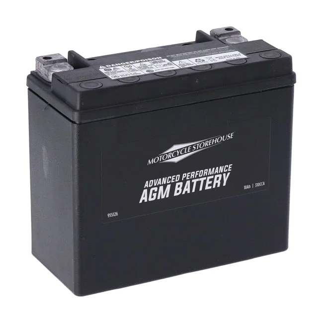 MCS Advance series - AGM sealed battery. 12v, 18ah, 310cca - 65989-97