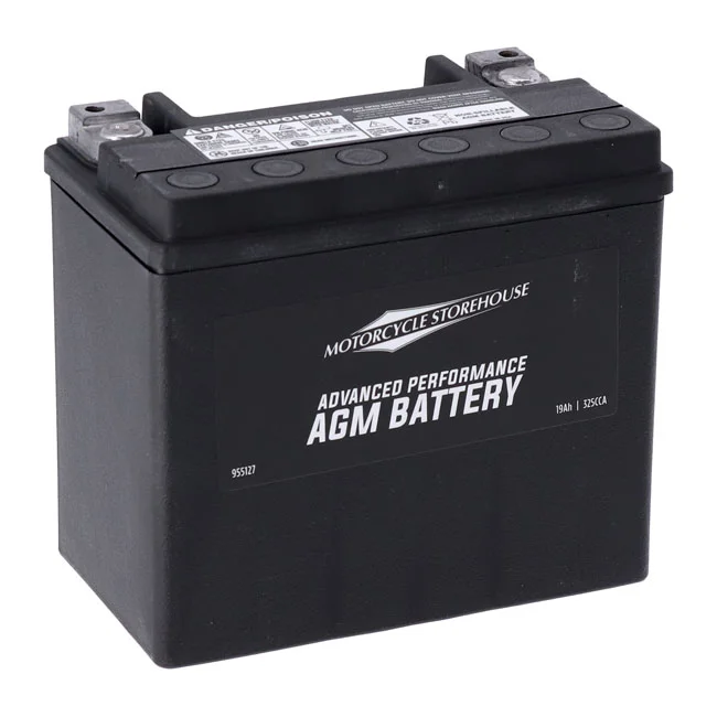 MCS Advance Series - AGM sealed battery. 12V, 19Ah, 325CCA - 65989-90