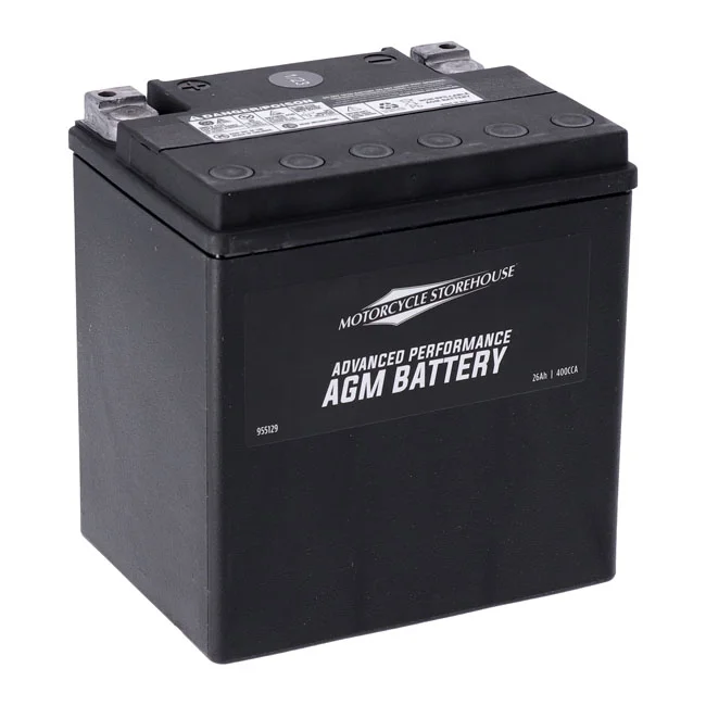 MCS Advance series - AGM sealed battery. 12v, 26ah, 400cca - 66010-97
