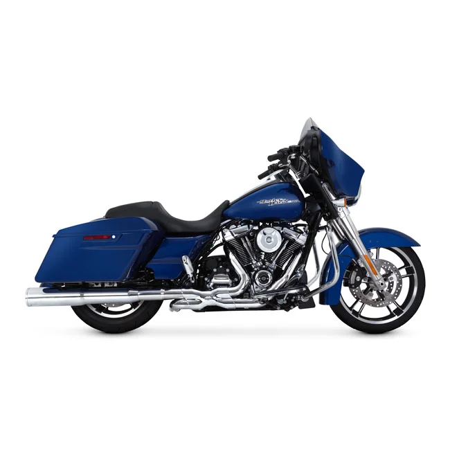 Vance & Hines & Hines, Power duals PCX crossover head pipes. chrome