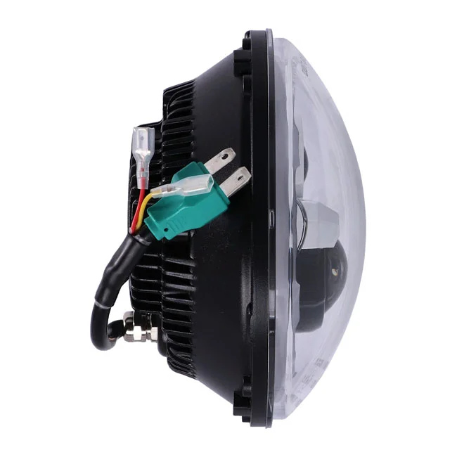 MCS Bright, 7" LED headlamp unit. Black - 955822
