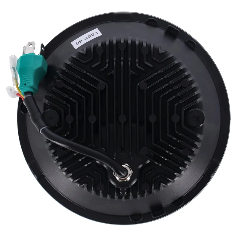 MCS Bright, 7" LED headlamp unit. Black - 955822