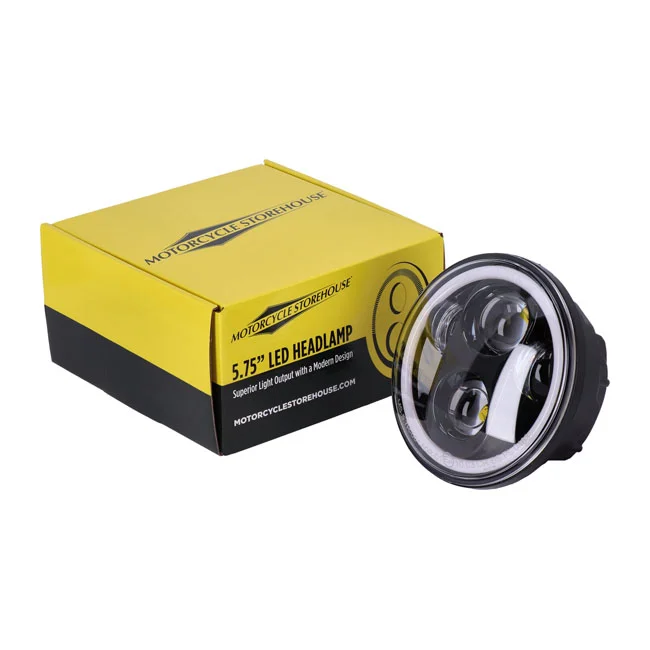 MCS Bright, 5.3/4" LED headlamp unit. Black - 955824