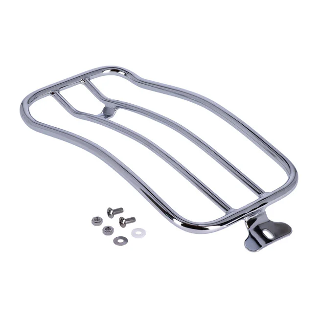 MCS Solo seat luggage rack, 7". Chrome - 955859