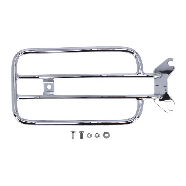MCS Solo seat luggage rack, 7". Chrome - 955866