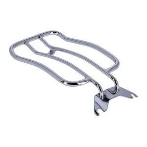MCS Solo seat luggage rack, 7". Chrome