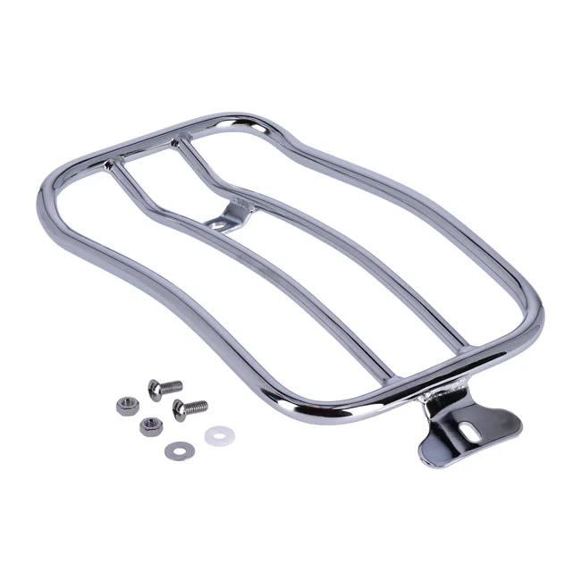 MCS Solo seat luggage rack, 7". Chrome - 955868