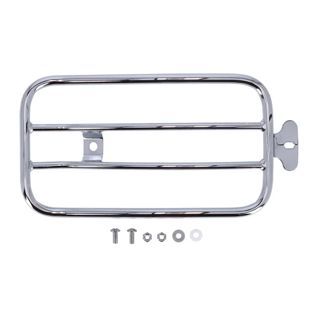 MCS Solo seat luggage rack, 7". Chrome - 955868