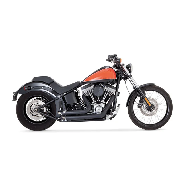 Vance & Hines & Hines, 2-1/2" shortshots staggered exh. PCX. black