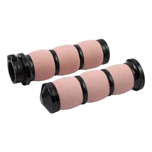 Avon Grips Avon, Air Cushioned grip set. Black anodized/Pink rubber