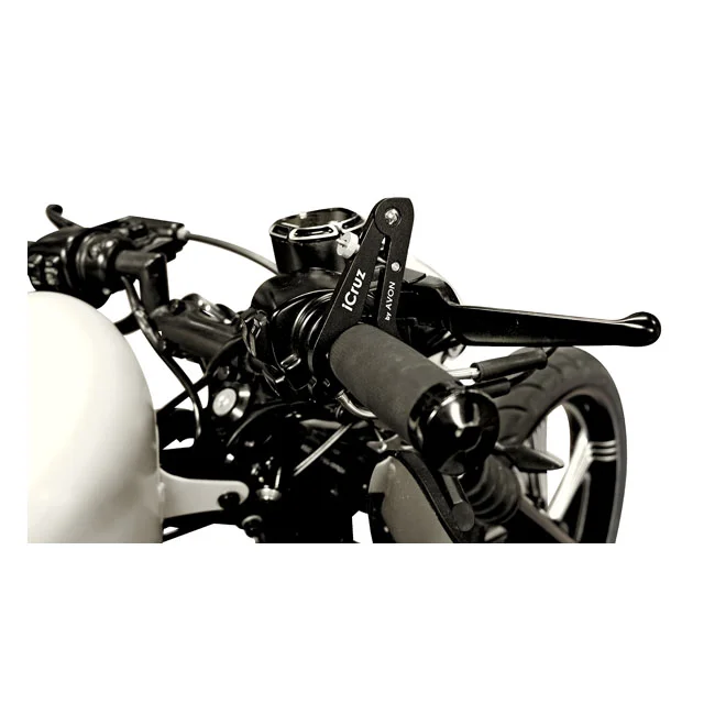 Avon Grips ICruz throttle lock black anodized