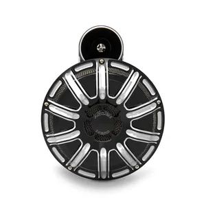 Arlen Ness Arlen Ness, billet horn kit, 10-Gauge. Black CC