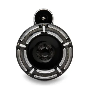 Arlen Ness Arlen Ness, billet horn kit, Slot Track. Black CC