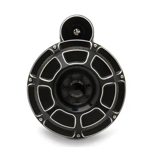 Arlen Ness Arlen Ness, billet horn kit, Beveled. Black CC