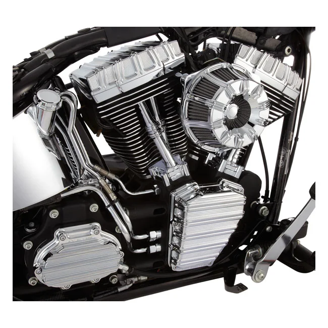 Arlen Ness Ness, 10-Gauge rocker cover set. Chrome