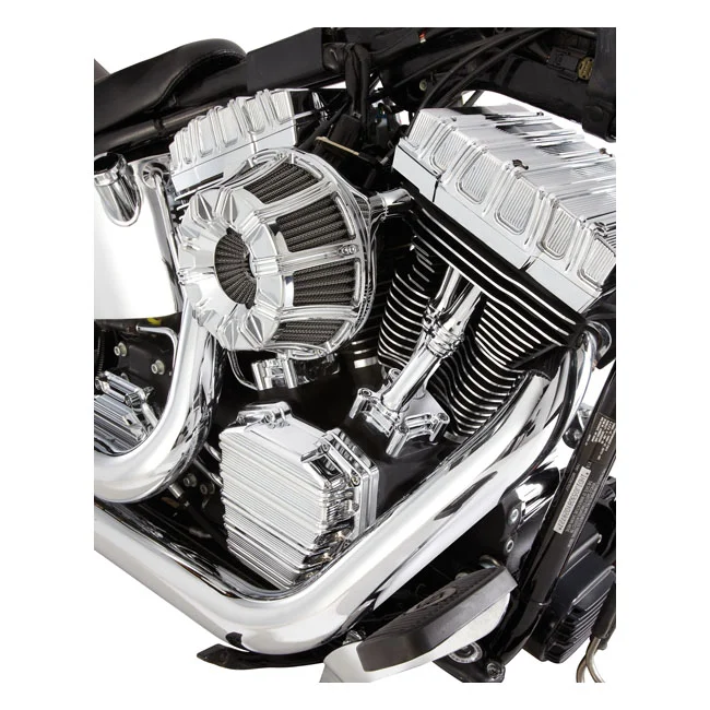 Arlen Ness Ness, Twin Cam 10-gauge cam cover. Chrome