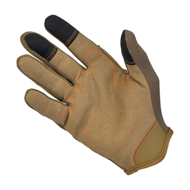 Biltwell Moto gloves brown/orange