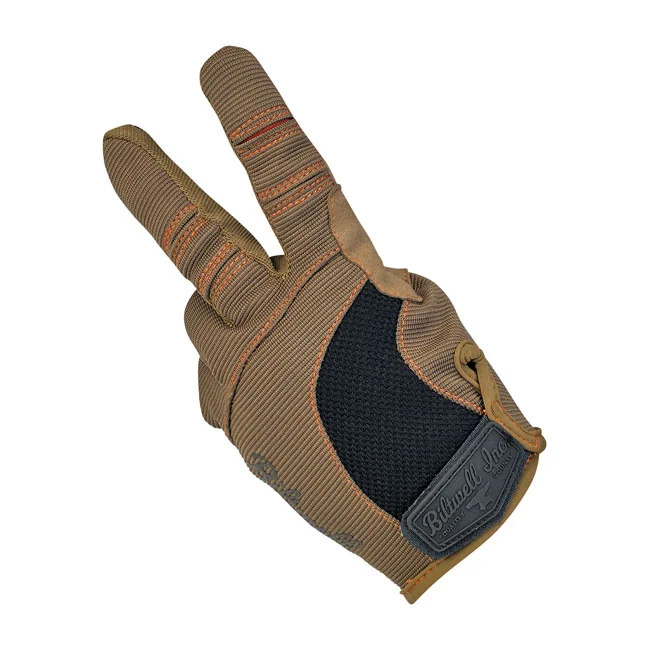 Biltwell Moto gloves brown/orange