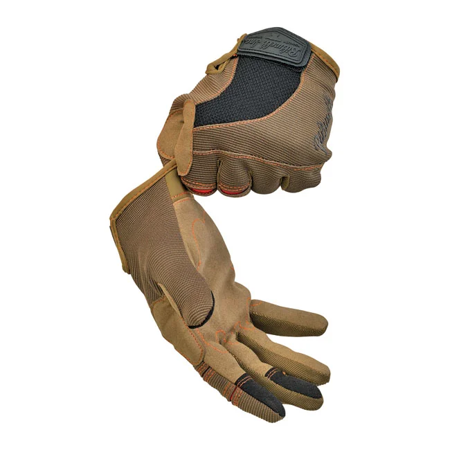 Biltwell Moto gloves brown/orange