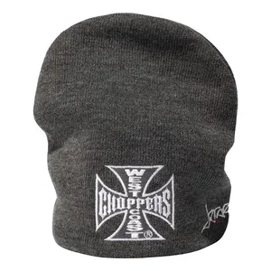 West Coast Choppers WCC OG Classic basic beanie grey