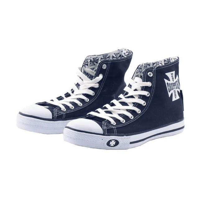 West Coast Choppers WCC Warrior hi-tops shoes navy