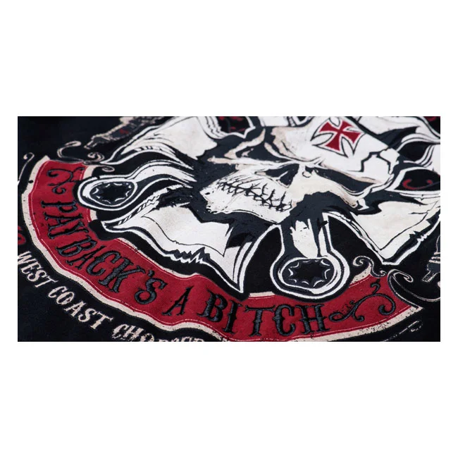 West Coast Choppers WCC Mechanic zip hoodie black