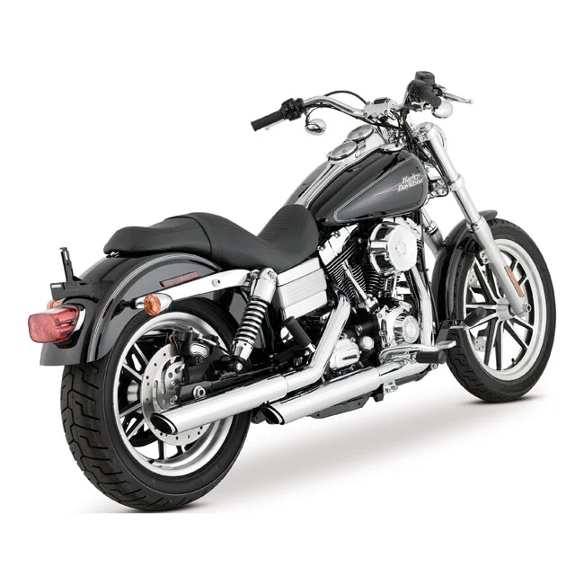 3" Twin Slash PCX slip-on mufflers — chrome