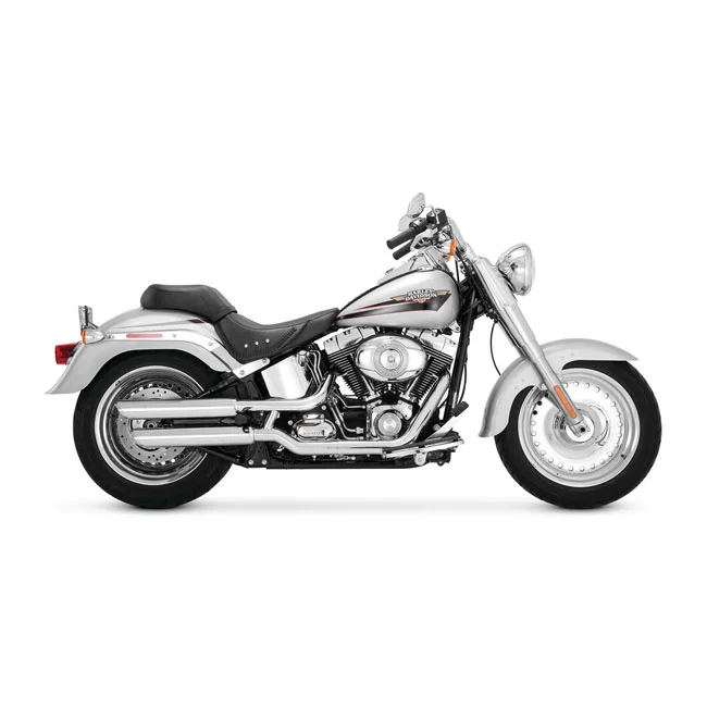 Vance & Hines & Hines, 3" twin slash slip-on PCX mufflers. chrome
