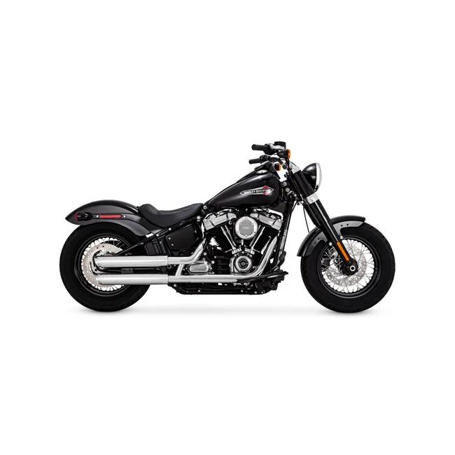 Vance & Hines & Hines, 3" twin slash slip-on PCX mufflers. chrome