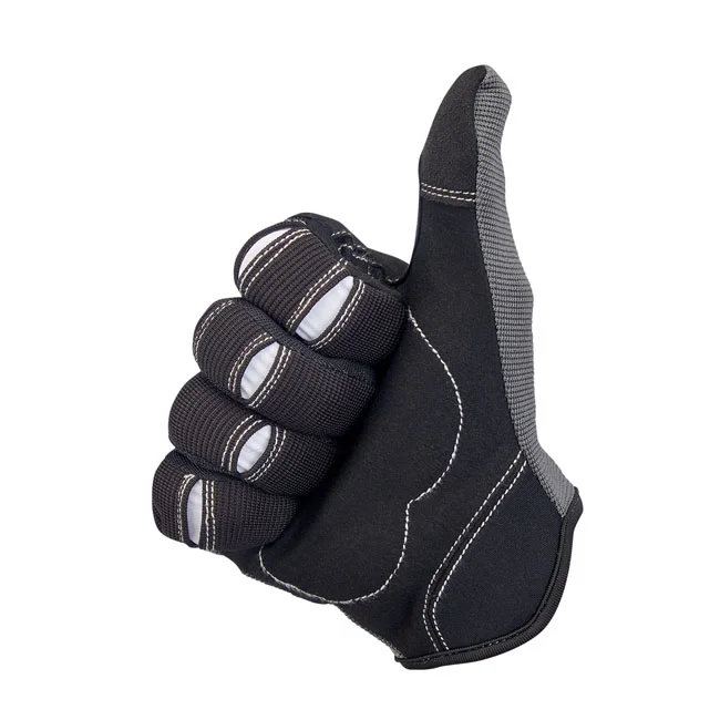 Biltwell Moto gloves gray/black