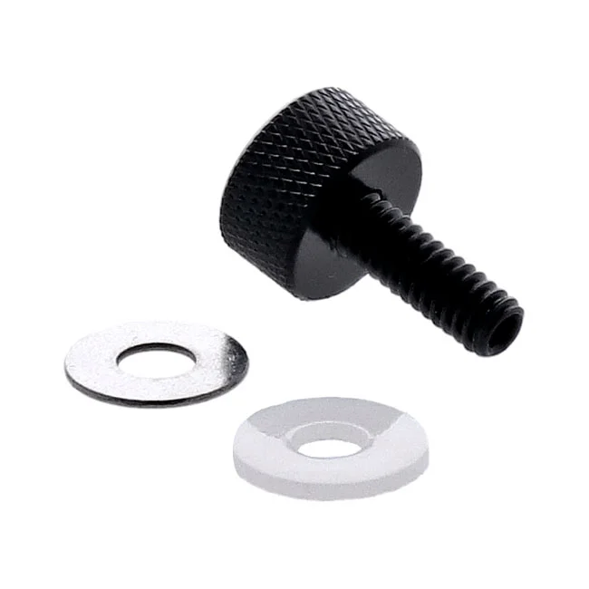 MCS Thumb screw kit for seat. Low profile. Black - 958048