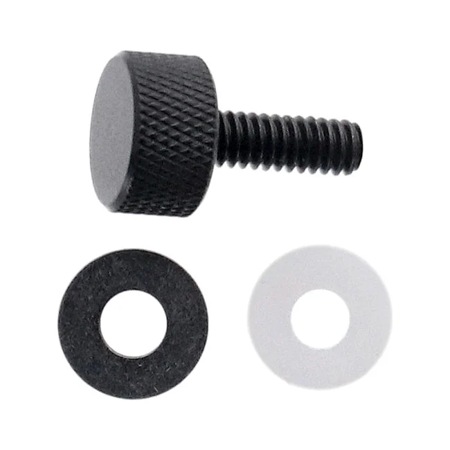 MCS Thumb screw kit for seat. Low profile. Black - 958048