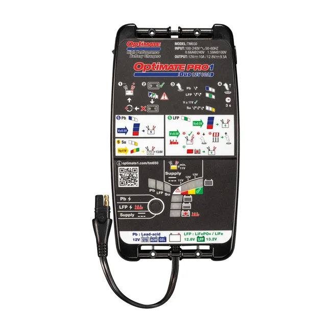 Optimate Tecmate OptiMATE, Pro 1 DUO 12B 10A battery charger