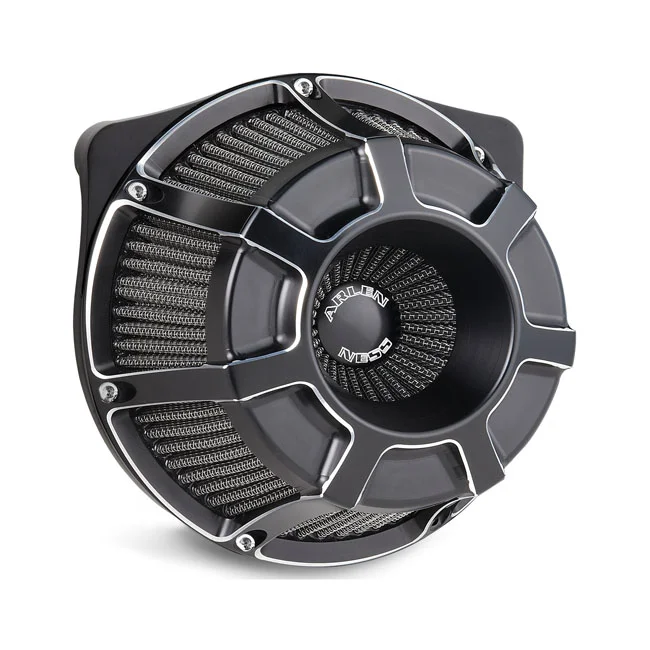 Arlen Ness AIR CLEANER - BEVELED INVERTED