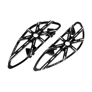 Arlen Ness Arlen Ness, 10-Gauge rider floorboards. Black CC