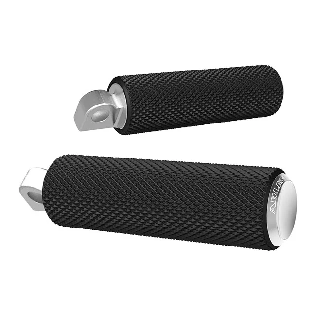 Arlen Ness FOOTPEGS - KNURLED - CHROME