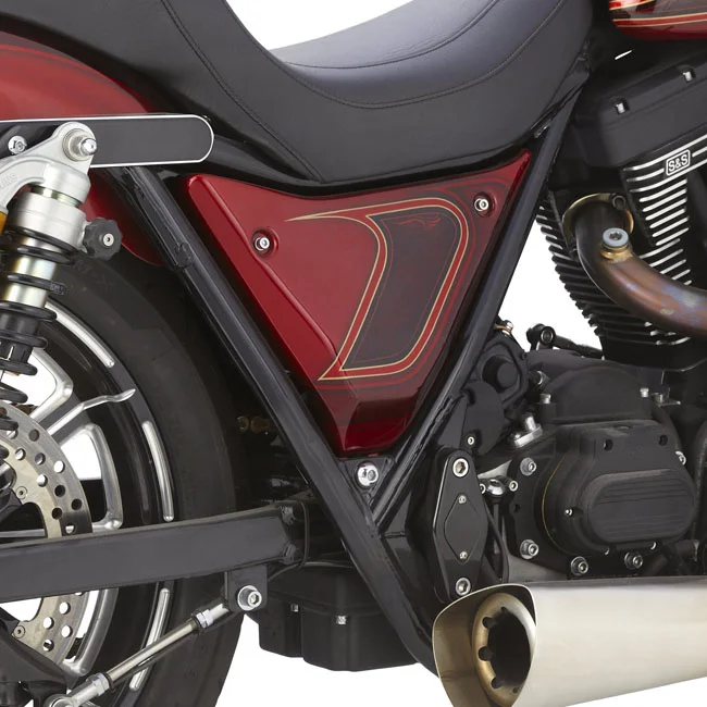 Arlen Ness Ness, FXR side covers. Smooth