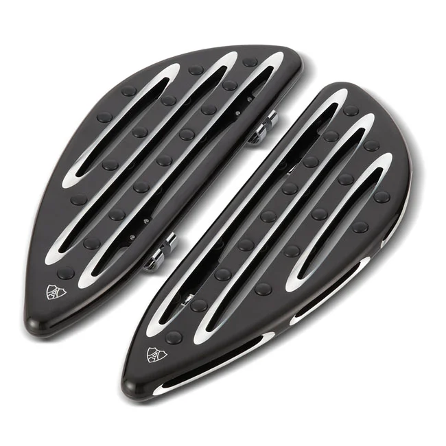 Arlen Ness Ness, 83-17 Deep Cut rider floorboards. Black