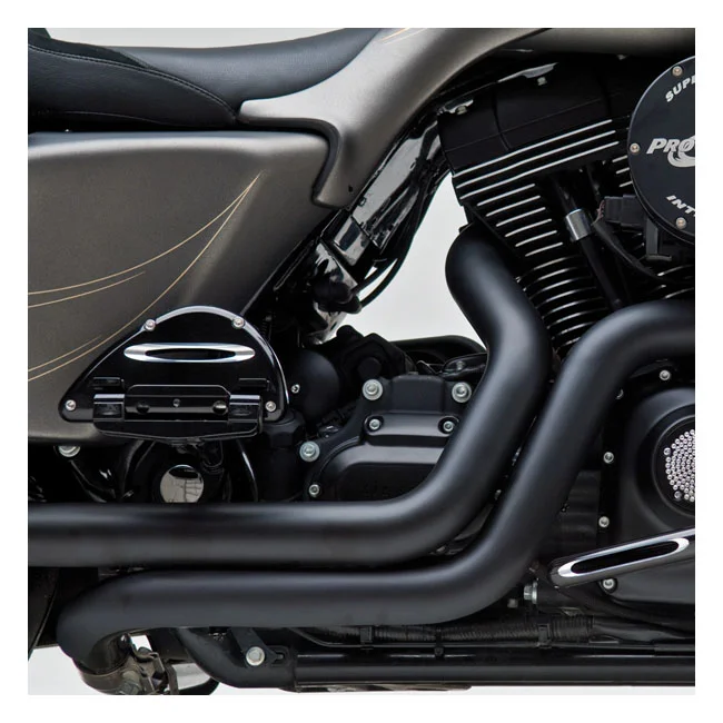 Arlen Ness FLOORBOARD D-CUT PAS BLK
