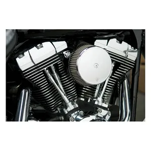 Arlen Ness Arlen Ness, Stage 1 Billet Sucker air cleaner kit. Chrome